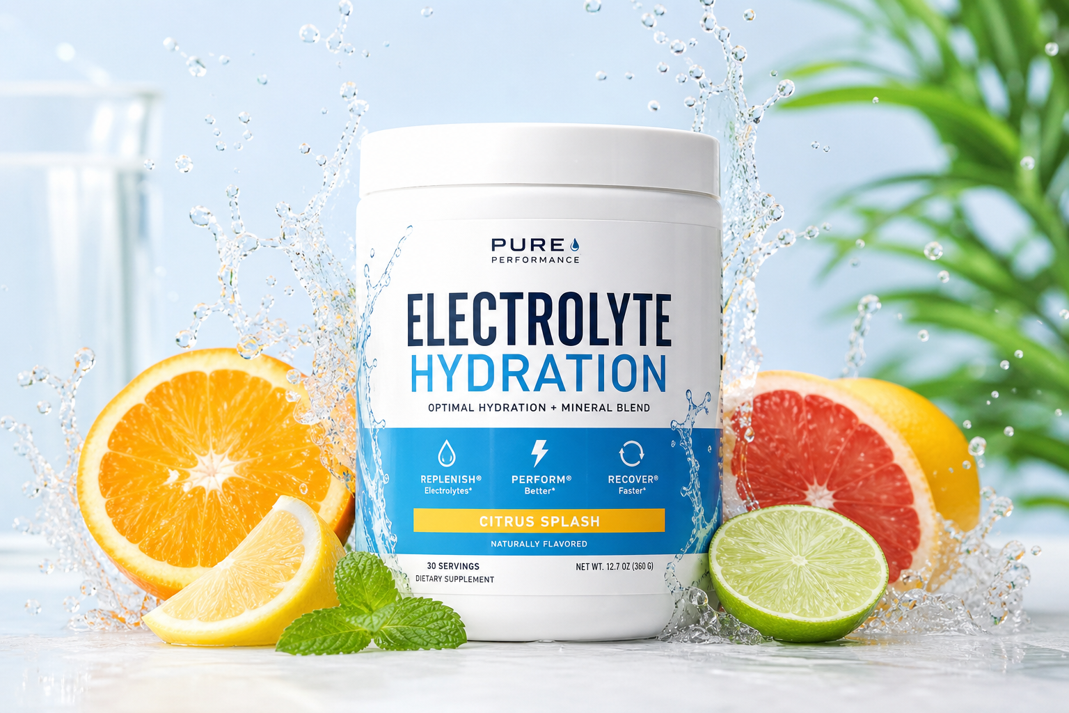 Hydration electrolyte supplements