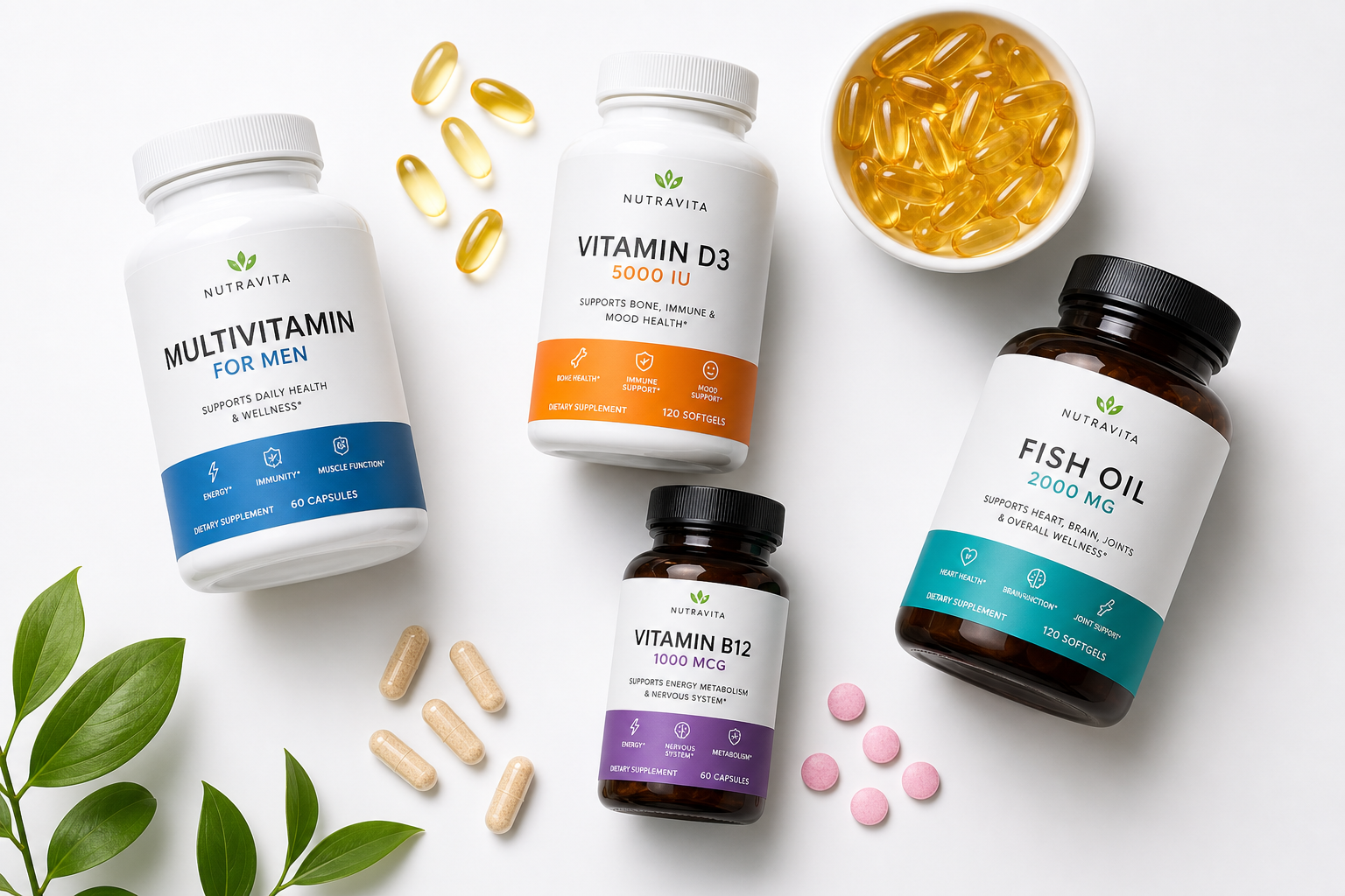 Vitamins and minerals supplements