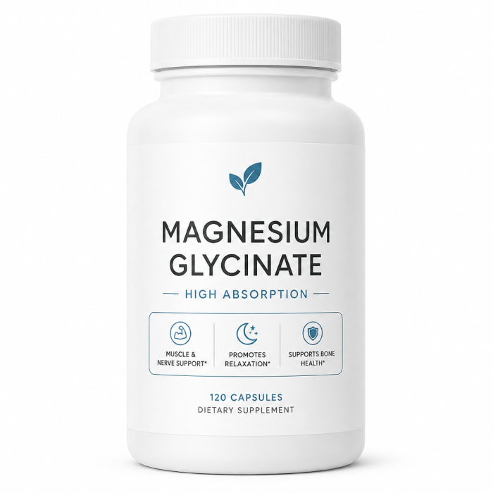 Magnesium Glycinate — 120 capsules